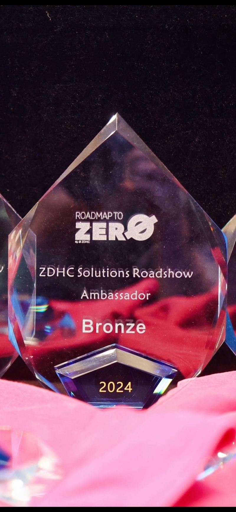 ZDHC Solutions Roadshow Ambassador獎(jiǎng)項(xiàng)